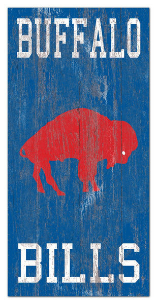 Buffalo Bills 0786-Heritage Logo w/ Team Name 6x12