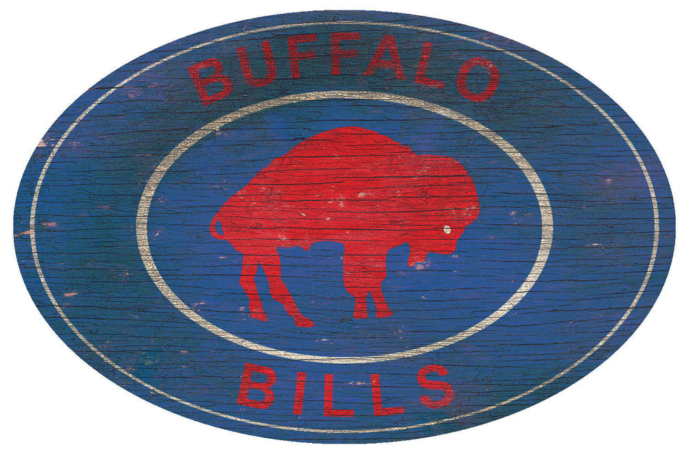 Buffalo Bills 0801-46in Heritage Logo Oval