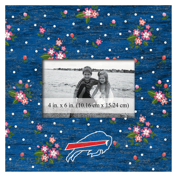 Buffalo Bills 0965-Floral 10x10 Frame