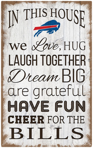 Buffalo Bills 0976-In This House 11x19