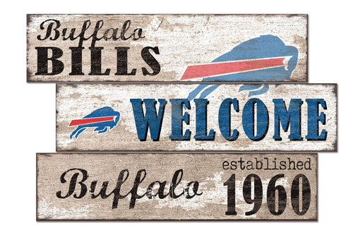 Buffalo Bills 1027-Welcome 3 Plank