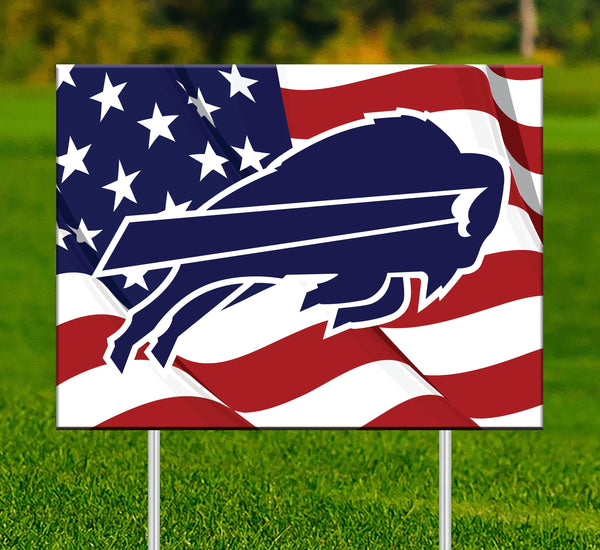 Buffalo Bills 2000-18X24 Patriotic Yard sign