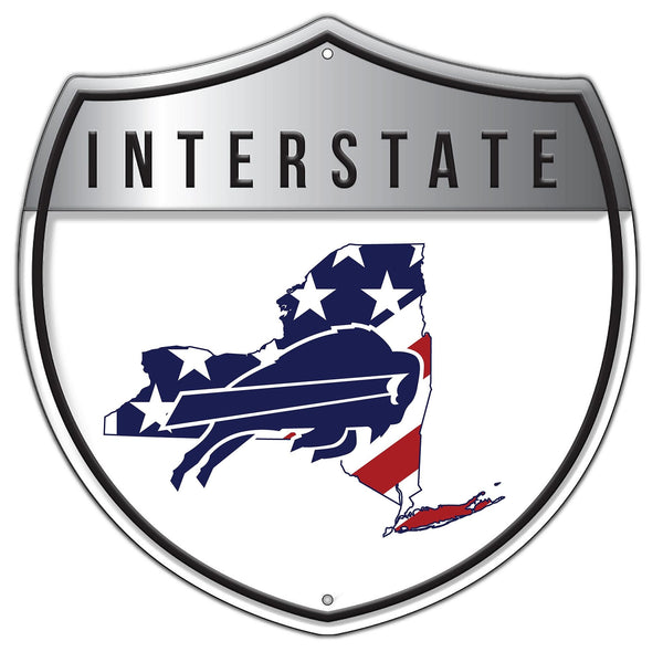 Buffalo Bills 2006-Patriotic interstate sign
