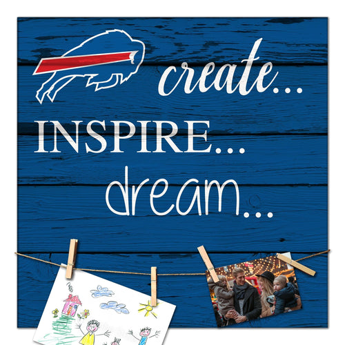 Buffalo Bills 2011-18X18 Create, Inspire, Dream sign