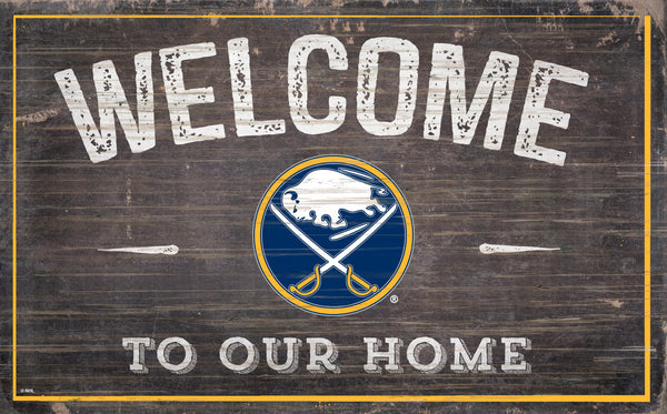 Buffalo Sabres 0913-11x19 inch Welcome Sign