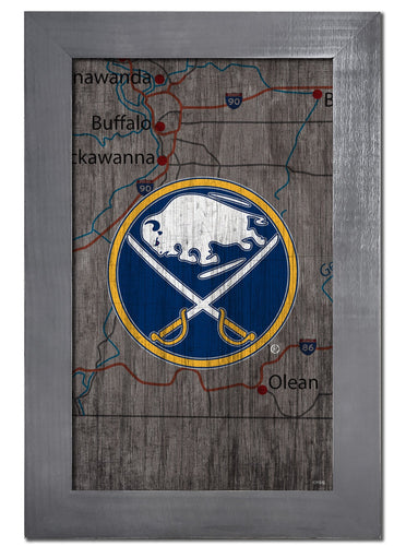Buffalo Sabres 0985-City Map 11x19