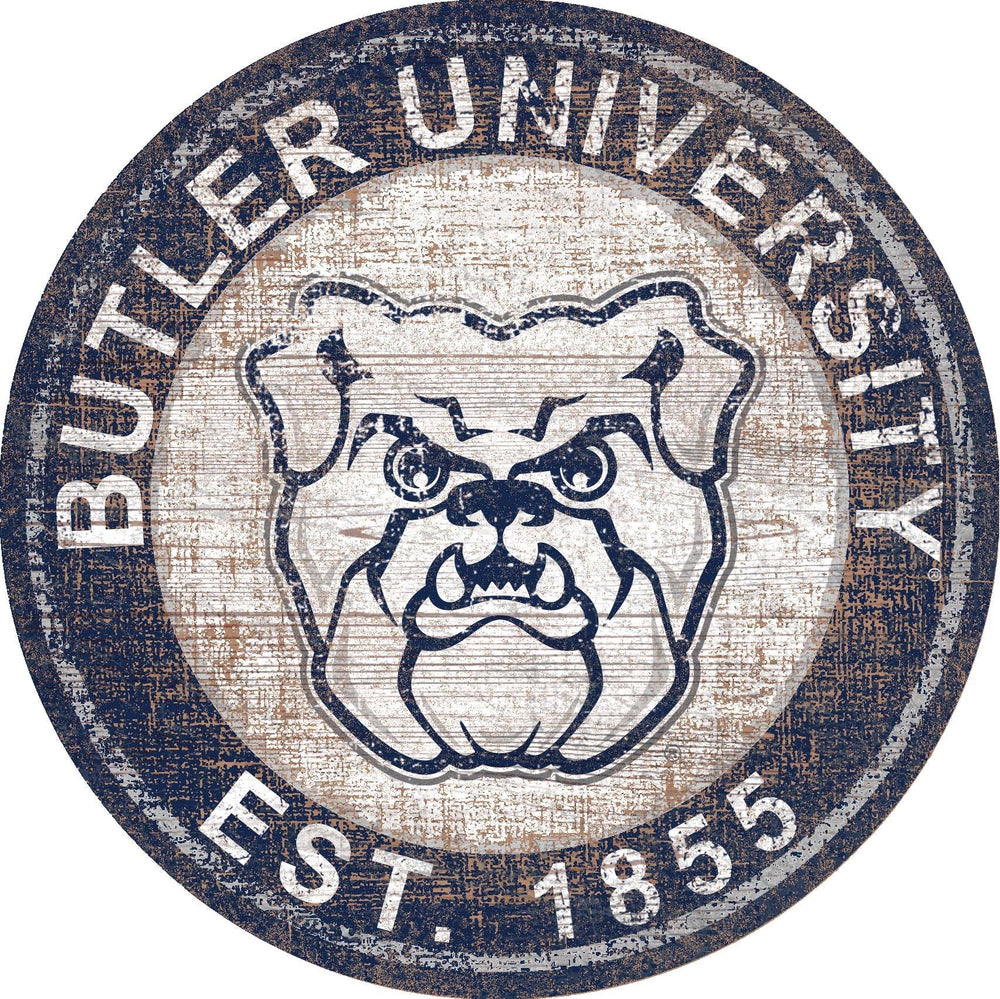 Butler Bulldogs 0744-Heritage Logo Round