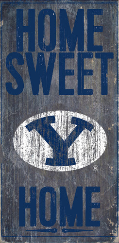 BYU Cougars 0653-Home Sweet Home 6x12
