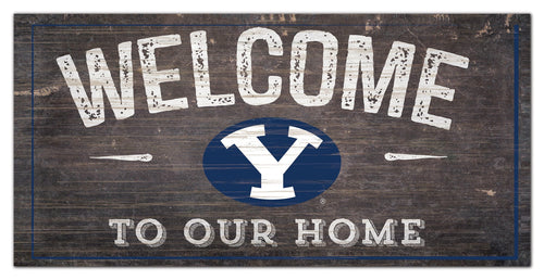 BYU Cougars 0654-Welcome 6x12