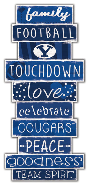 BYU Cougars 0928-Celebrations Stack 24in