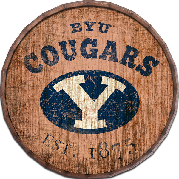 BYU Cougars 0938-Est date barrel top 16"