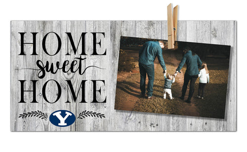 BYU Cougars 1030-Home Sweet Home Clothespin Frame 6x12