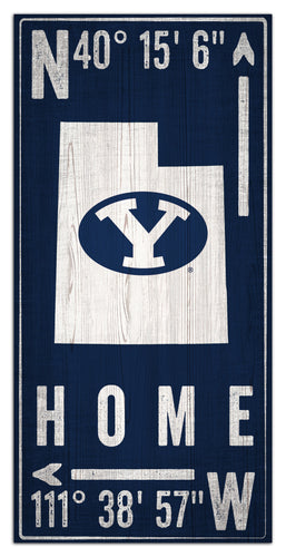 BYU Cougars 1034-Coordinate 6x12