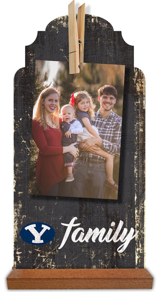 BYU Cougars 1063-Family Clothespin 6x12