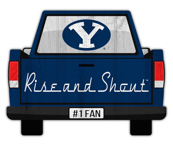 BYU Cougars 2014-12" Truck back cutout