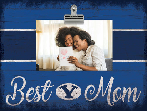 BYU Cougars 2017-Best Mom Clip Frame