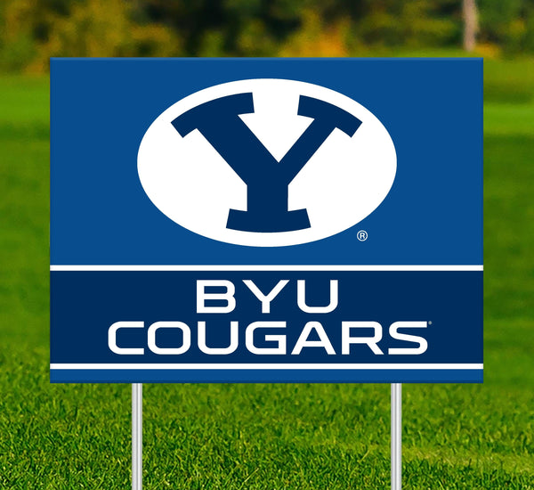BYU Cougars 2032-18X24 Team Name Yard Sign