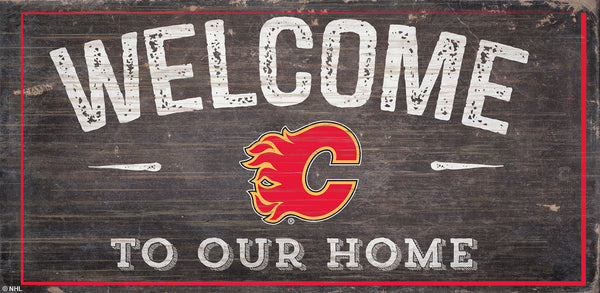 Calgary Flames 0654-Welcome 6x12