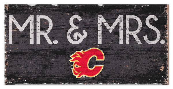 Calgary Flames 0732-Mr. and Mrs. 6x12