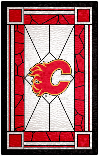 Calgary Flames 1017-Stained Glass