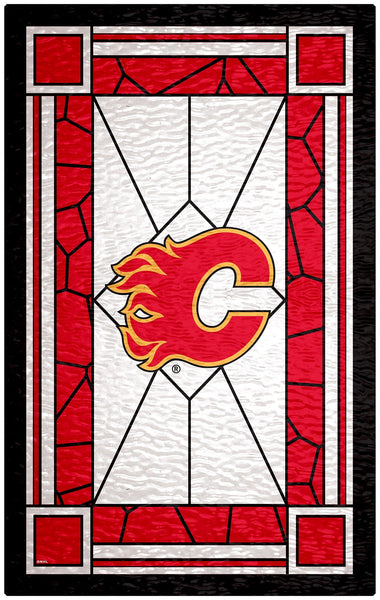 Calgary Flames 1017-Stained Glass