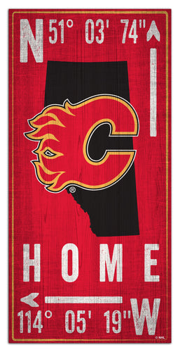 Calgary Flames 1034-Coordinate 6x12