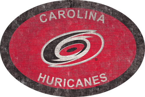 Carolina Hurricanes 0805-46in Team Color Oval