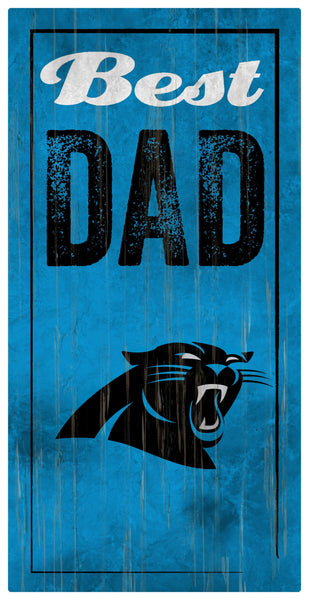 Carolina Panthers 0632-Best Dad 6x12