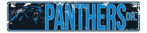 Carolina Panthers 0646-Metal Street Signs