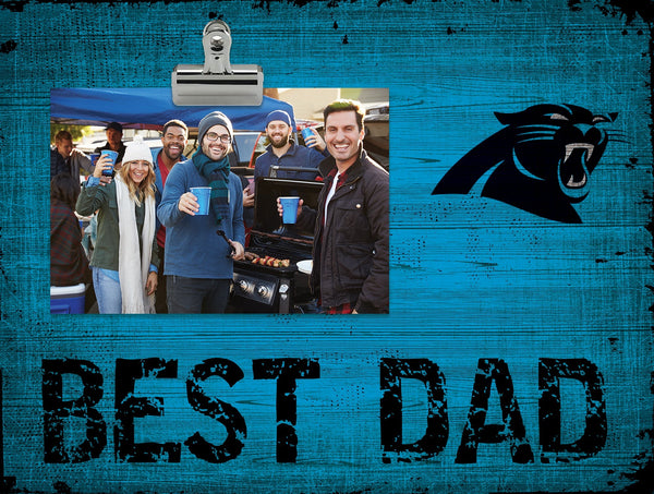Carolina Panthers 0893-Best Dad Clip Frame