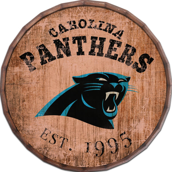 Carolina Panthers 0938-Est date barrel top 16"