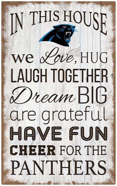 Carolina Panthers 0976-In This House 11x19