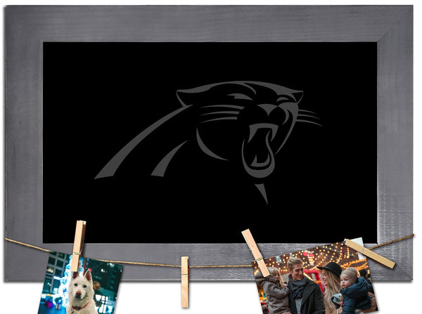 Carolina Panthers 1016-Blank Chalkboard with frame & clothespins
