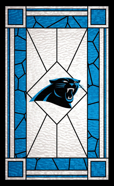 Carolina Panthers 1017-Stained Glass