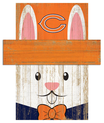 Chicago Bears 0918-Easter Bunny Head