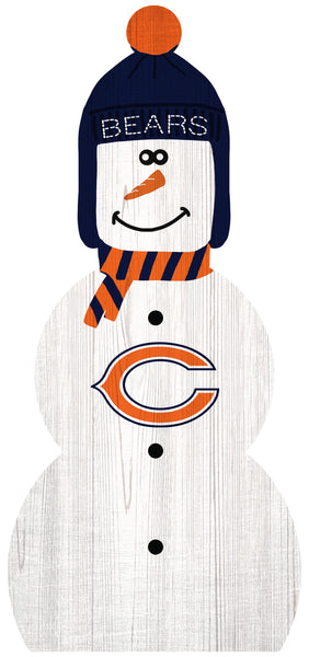 Chicago Bears 0926-Snowman 33in Leaner