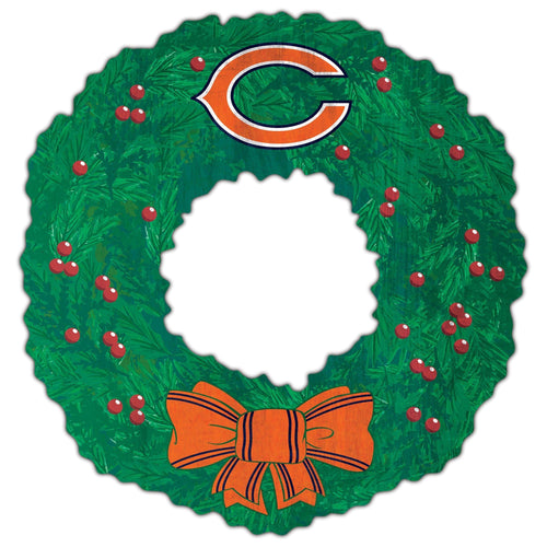 Chicago Bears 1048-Team Wreath 16in