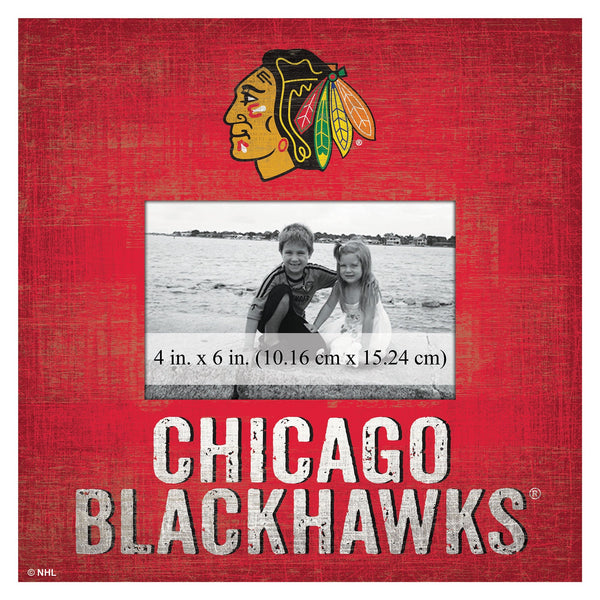 Chicago Blackhawks 0739-Team Name 10x10 Frame