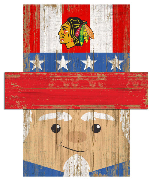 Chicago Blackhawks 0917-Uncle Sam Head