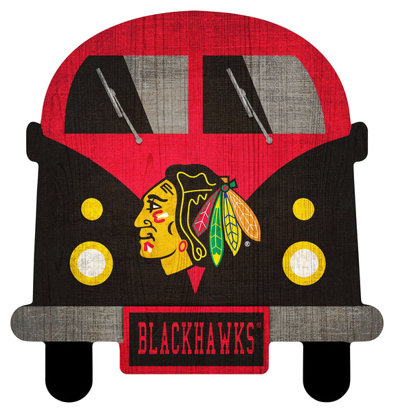 Chicago Blackhawks 0934-Team Bus