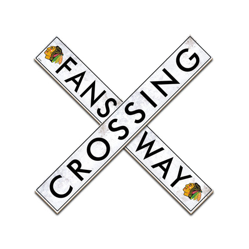 Chicago Blackhawks 0982-Team Crossing - 24"