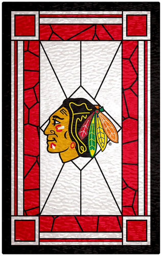 Chicago Blackhawks 1017-Stained Glass