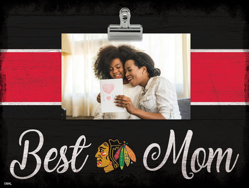 Chicago Blackhawks 2017-Best Mom Clip Frame