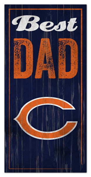 Chicago Cubs 0632-Best Dad 6x12