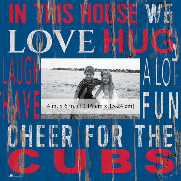 Chicago Cubs 0734-In This House 10x10 Frame
