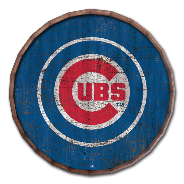 Chicago Cubs 0939-Cracked Color Barrel Top 16"