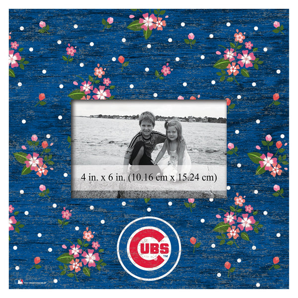 Chicago Cubs 0965-Floral 10x10 Frame