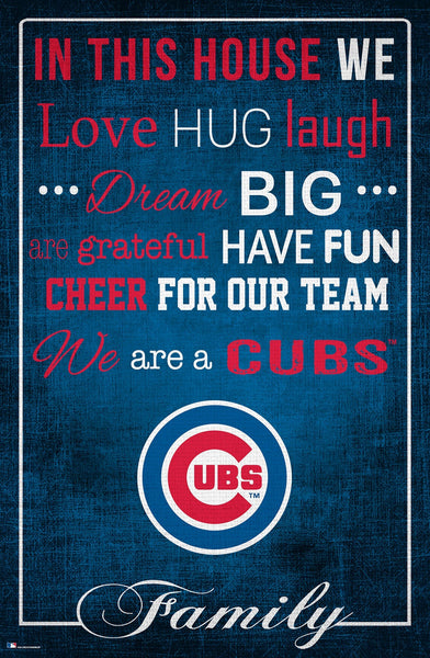 Chicago Cubs 1039-In This House 17x26