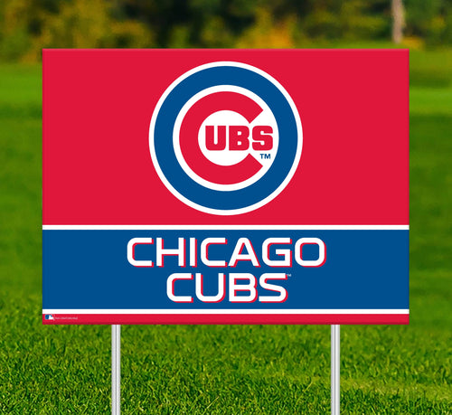 Chicago Cubs 2032-18X24 Team Name Yard Sign