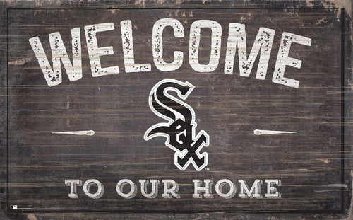 Chicago White Sox 0913-11x19 inch Welcome Sign